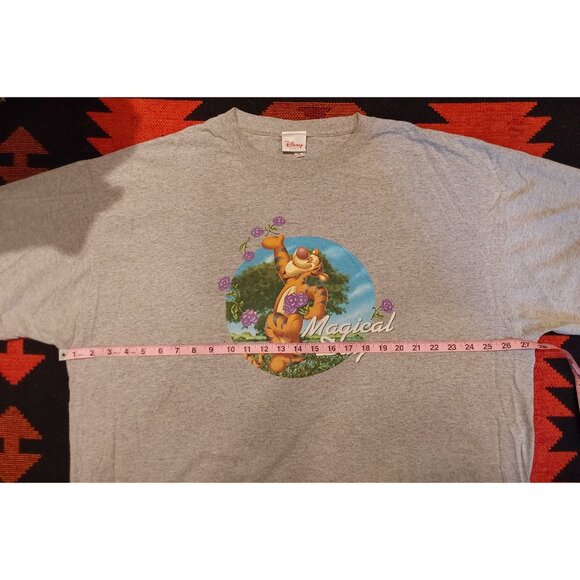 Disney Store Unisex Plus-size Tiger Magical Day Tee Shirt Gray. 2X - Picture 8 of 11